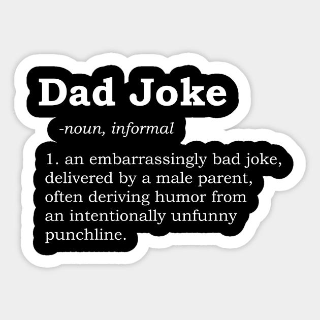 Dad Joke Dictionary Definition Sticker by LovableDuck